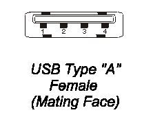 USB Type A Female
